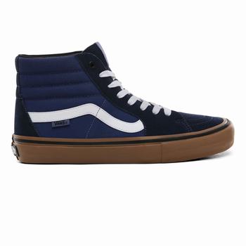 Damske Kotnikove Tenisky Vans Rainy Day Sk8-Hi Pro Námornícka Modrá VA50AQRDH